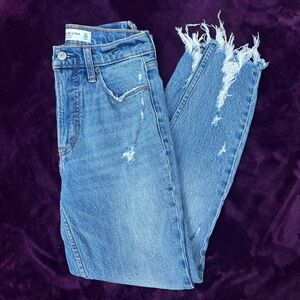 abercrombie & fitch high rise skinny jeans 24 SHORT